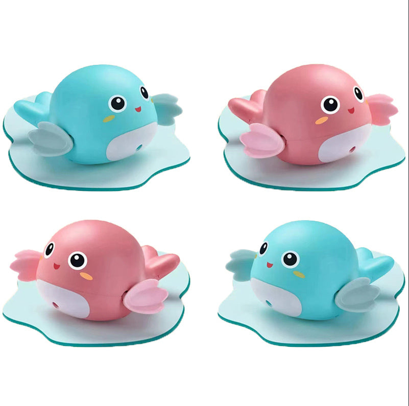 Ruxfy Baby Bath Toys – Small Yellow Duck & Little Turtle,