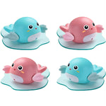 Ruxfy Baby Bath Toys – Small Yellow Duck & Little Turtle,