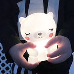 “Ruxfy Cute Black and White Panda Night Light”.