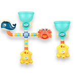Ruxfy “Baby Bath Toys Water Game — Octopus / Crab Model Faucet Shower Water Spray Toy”.