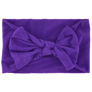Super Stretchy Soft Knot Headbands With Hair Bows Head Wrap Hair Accessories For Newborn Baby Girls Infant Toddlers Kids