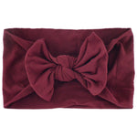 Super Stretchy Soft Knot Headbands With Hair Bows Head Wrap Hair Accessories For Newborn Baby Girls Infant Toddlers Kids