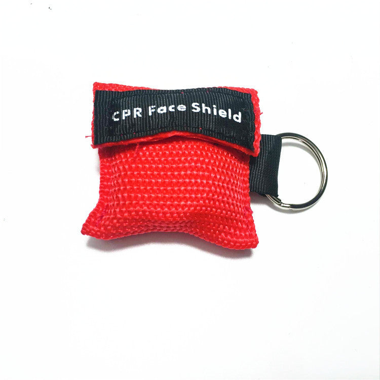 CPR First-aid Mask Keychain Breathing Mask