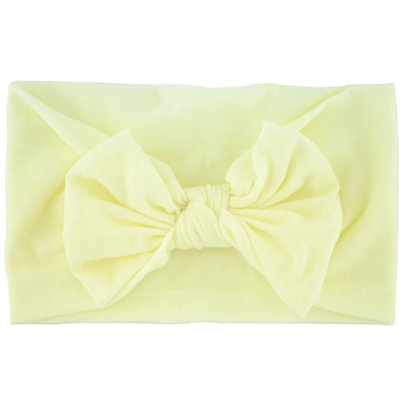 Super Stretchy Soft Knot Headbands With Hair Bows Head Wrap Hair Accessories For Newborn Baby Girls Infant Toddlers Kids