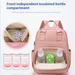 Ruxfy Portable Backpack Large Capacity Multifunctional Baby Bag,