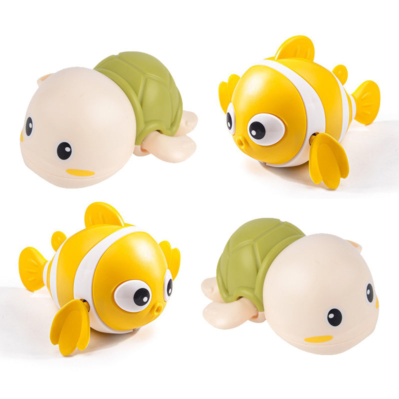 Ruxfy Baby Bath Toys – Small Yellow Duck & Little Turtle,