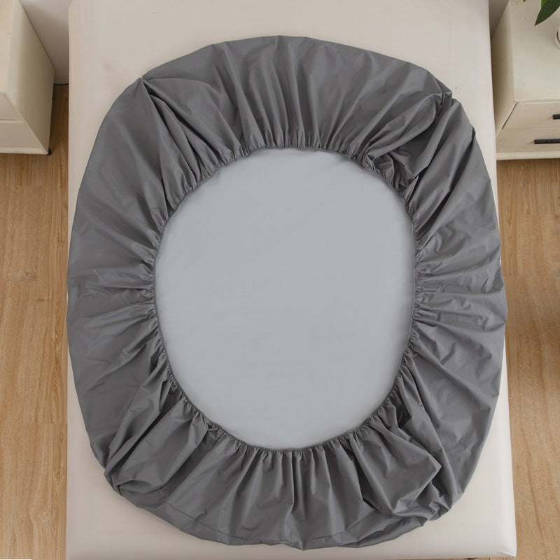 Ruxfy Solid Color Frosted Double Layer Waterproof Mattress Protective Cover – Skin-Friendly, Soft, Dustproof Bedding