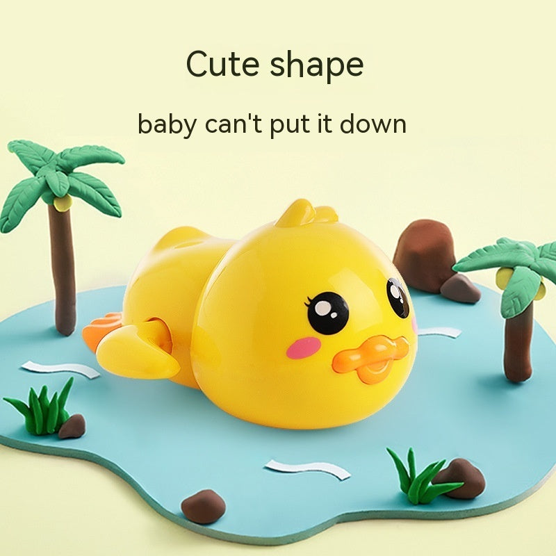 Ruxfy Baby Bath Toys – Small Yellow Duck & Little Turtle,