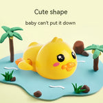Ruxfy Baby Bath Toys – Small Yellow Duck & Little Turtle,