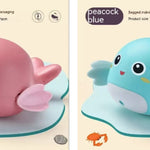 Ruxfy Baby Bath Toys – Small Yellow Duck & Little Turtle,