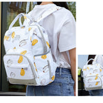 Multi-compartment Mummy Bag Large Capacity Portable Backpack Baby Diaper Bag