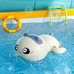 Ruxfy Baby Bath Clockwork Little Duck Floating Water Toy