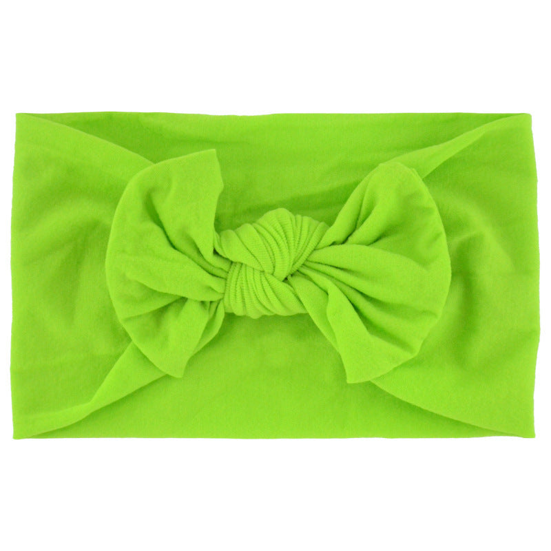 Super Stretchy Soft Knot Headbands With Hair Bows Head Wrap Hair Accessories For Newborn Baby Girls Infant Toddlers Kids
