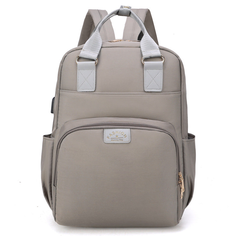 Ruxfy Portable Backpack Large Capacity Multifunctional Baby Bag,