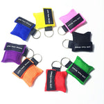 CPR First-aid Mask Keychain Breathing Mask