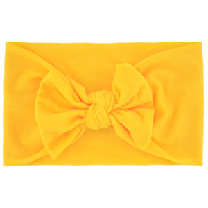 Super Stretchy Soft Knot Headbands With Hair Bows Head Wrap Hair Accessories For Newborn Baby Girls Infant Toddlers Kids