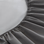 Ruxfy Solid Color Frosted Double Layer Waterproof Mattress Protective Cover – Skin-Friendly, Soft, Dustproof Bedding