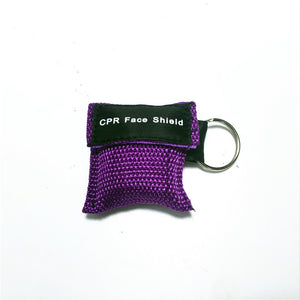 CPR First-aid Mask Keychain Breathing Mask