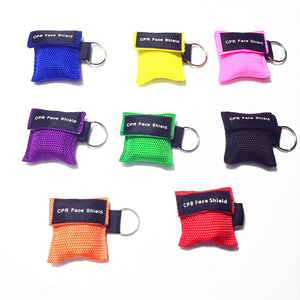 CPR First-aid Mask Keychain Breathing Mask