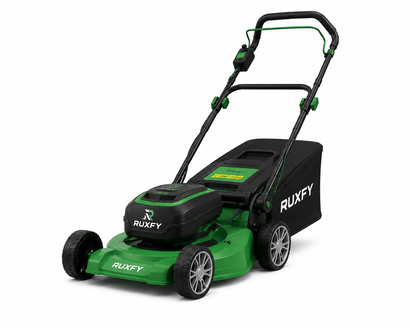 RUXFY EcoCut 18-Inch 5-Blade Manual Push Reel Lawn Mower