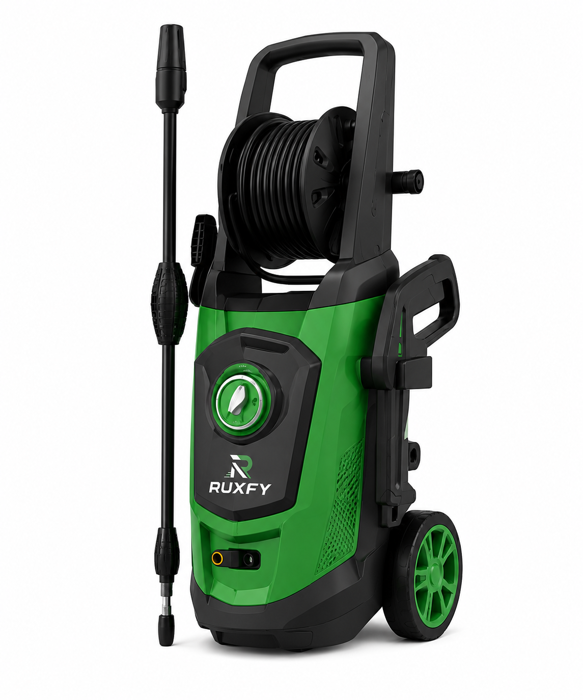 RUXFY CleanJet S1800 1800 PSI Compact Electric Pressure Washer with Spray Gun & Foam Bottle