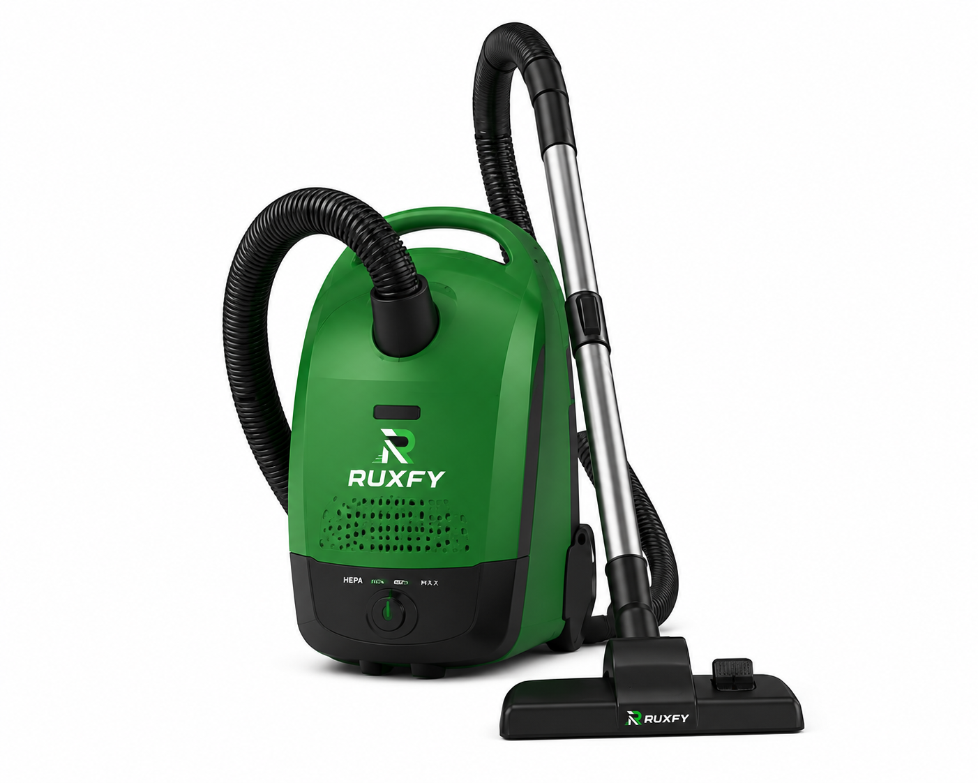 RUXFY PowerVac X1600 Upright Multi-Surface Vacuum Cleaner with Extendable Hose & Cleaning Tool Kit