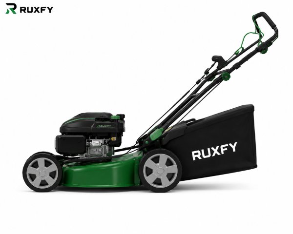 RUXFY PowerCut 20-Inch 149CC Gas Push Lawn Mower with Grass Collection Bag