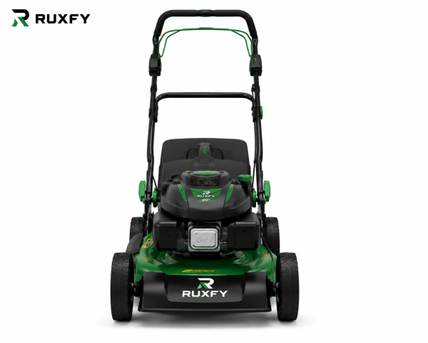 RUXFY PowerCut 20-Inch 149CC Gas Push Lawn Mower with Grass Collection Bag