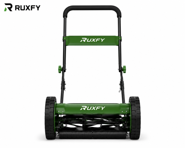 RUXFY EcoCut 18-Inch 5-Blade Manual Push Reel Lawn Mower