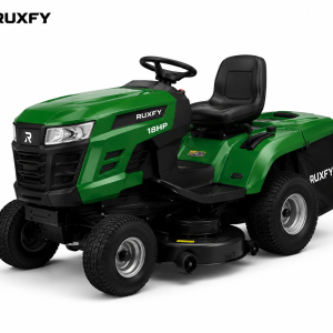 RUXFY PowerRide 42-Inch 18HP Riding Lawn Tractor with Rear Grass Collector