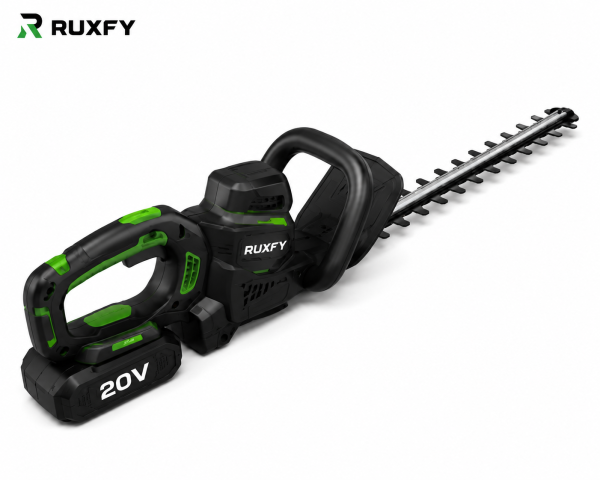 RUXFY VoltEdge 20V Cordless Dual-Action Hedge Trimmer with Battery