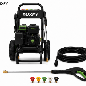 RUXFY ForceMax G4200 4200 PSI 208cc Gas-Powered Pressure Washer with 5 Quick-Connect Nozzles