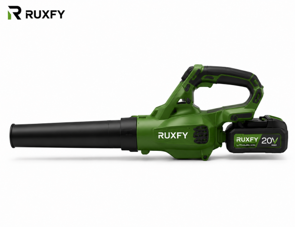 RUXFY AirForce B20 20V Cordless Leaf Blower with Rechargeable Lithium-Ion Battery