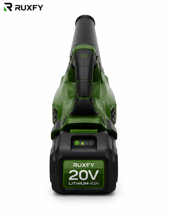 RUXFY AirForce B20 20V Cordless Leaf Blower with Rechargeable Lithium-Ion Battery