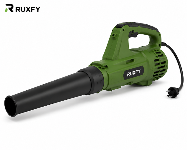 RUXFY TurboJet E1800 Corded Electric Leaf Blower with Detachable Concentrator Nozzle
