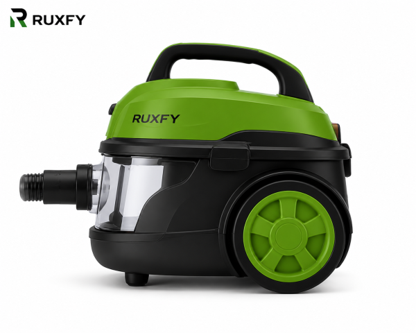 RUXFY SwiftClean V800 Compact Canister Vacuum Cleaner with Multi-Surface Cleaning Accessories