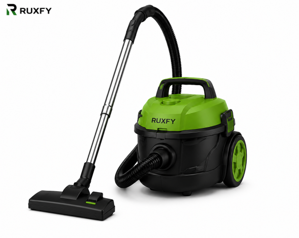 RUXFY SwiftClean V800 Compact Canister Vacuum Cleaner with Multi-Surface Cleaning Accessories
