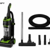 RUXFY PowerVac X1600 Upright Multi-Surface Vacuum Cleaner with Extendable Hose & Cleaning Tool Kit
