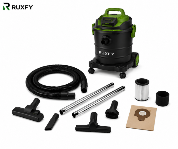RUXFY ProForce W3000 Heavy-Duty Wet & Dry Vacuum Cleaner with Professional Cleaning Accessory Kit